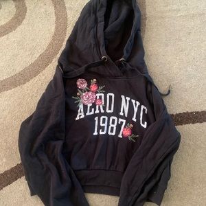 Aeropostal crop hoodie